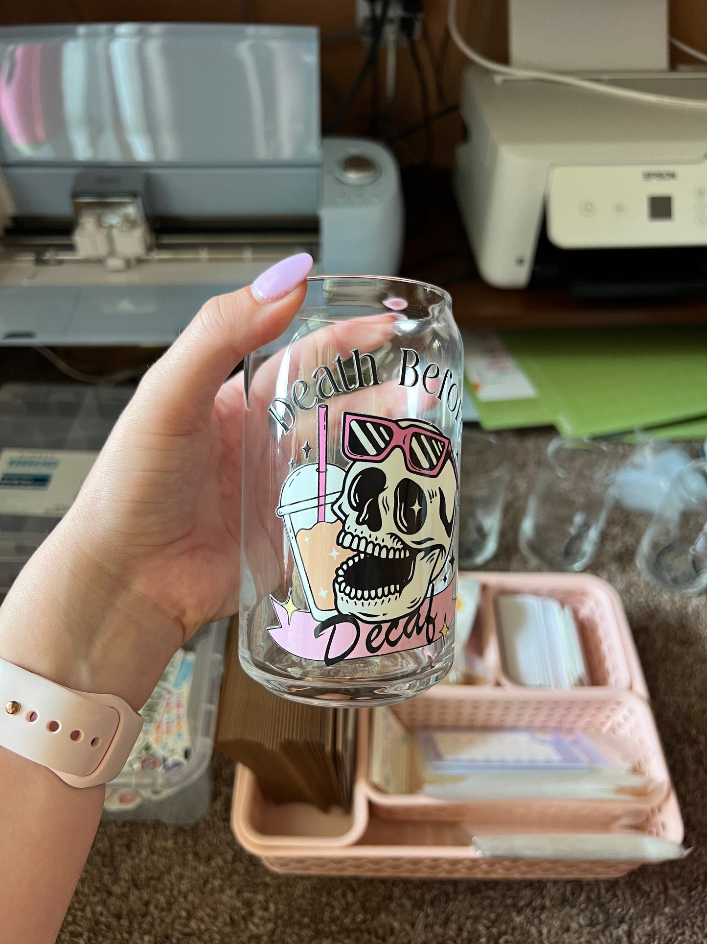 Death before decaf glass can